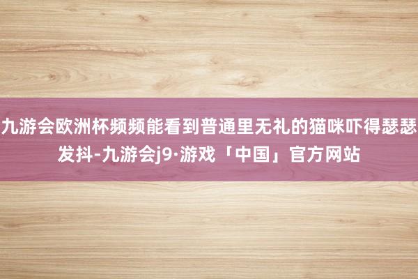 九游会欧洲杯频频能看到普通里无礼的猫咪吓得瑟瑟发抖-九游会j9·游戏「中国」官方网站